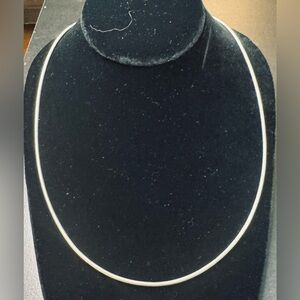 Vintage .925 Silver Italy Snake Chain Necklace - 21”